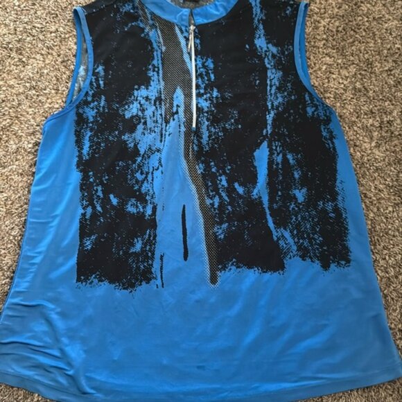 Jamie Sadock Women's Sleeveless Quarter Zip Top Performance Golf Shirt Large - Picture 5 of 6